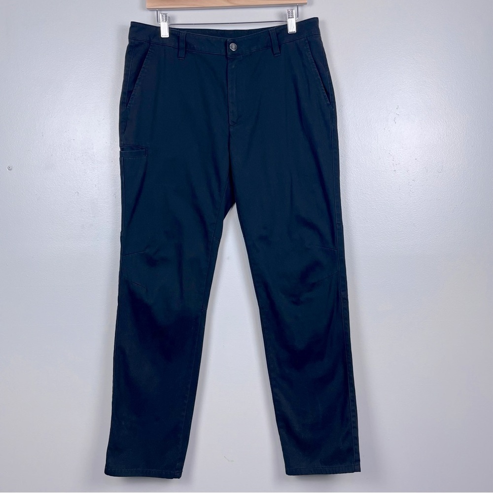 BYLT Men's Black Classic Chino Pants Performance Stretch Size M; Tappered